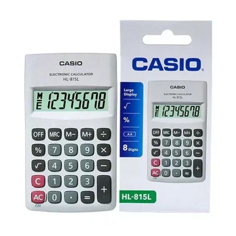 Calculadora De Bolsillo 8 Digitos Blanco HL-815L -4