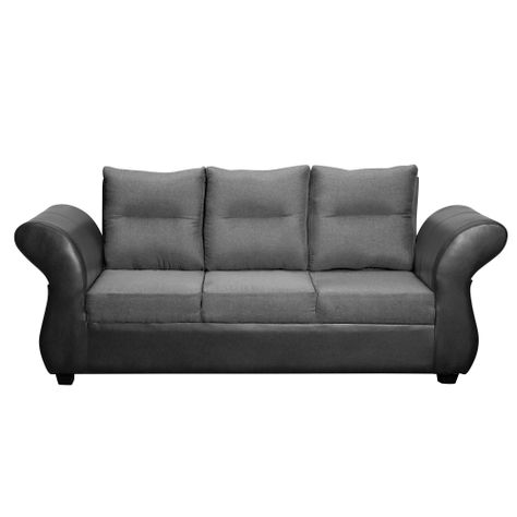 Juego de Living Zara 3.1.1 Tela-Pu Gris-2