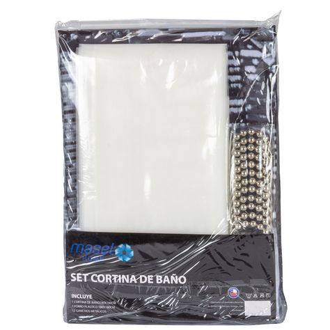 Set Cortina Baño  Bridge Brooklyn 1.80x1.80 cm. -2