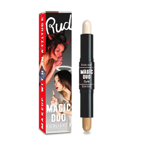 Contorno e Iluminador en Barra "Magic Duo" Light Rude Cosmetics-0