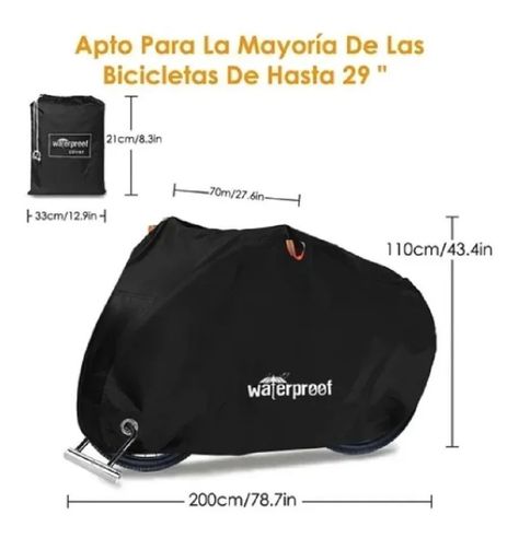 Funda Impermeable Para Bicicleta 110 X 200cm-1