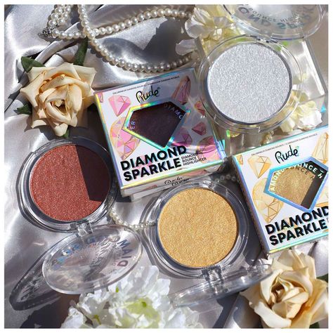 Iluminador “Diamond Sparkle” Gold RUDE-7