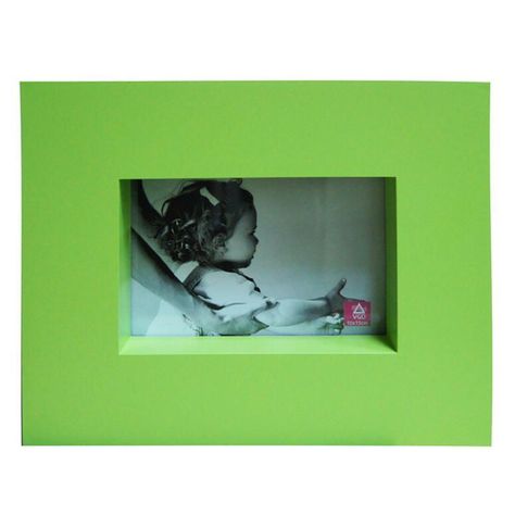 Marco  10x15 plástico box ancho color Verde 10x15 cm-0