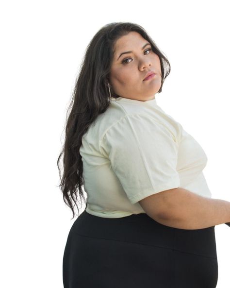 Polera Crop Talla Grande Plus Size XL a 4XL -1