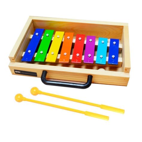 METALOFONO 8 NOTAS COLORES C/CAJA RMX-0