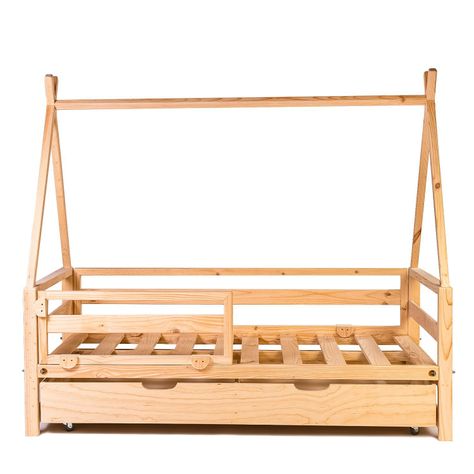 Cama para niños, Cama tipi bh cajonera infantil - 1 plaza-3