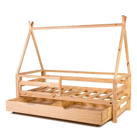 Cama para niños, Cama tipi bh cajonera infantil - 1 plaza-2
