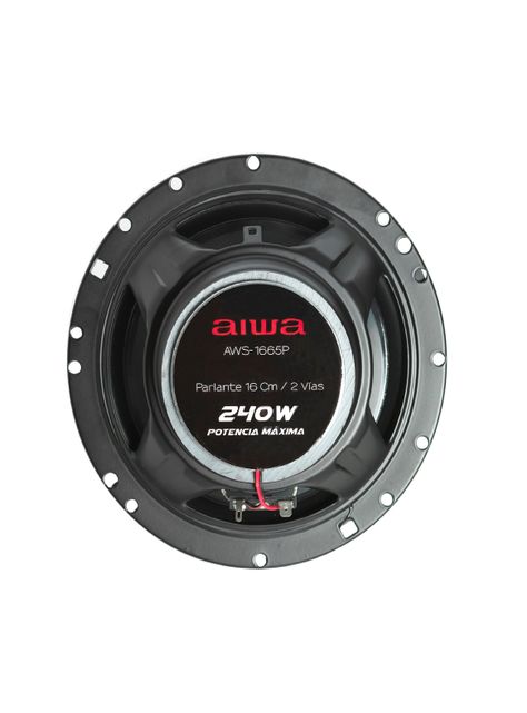 Parlantes Para Auto 16cm 2 Vías 240 Watts Aiwa 1665p-2