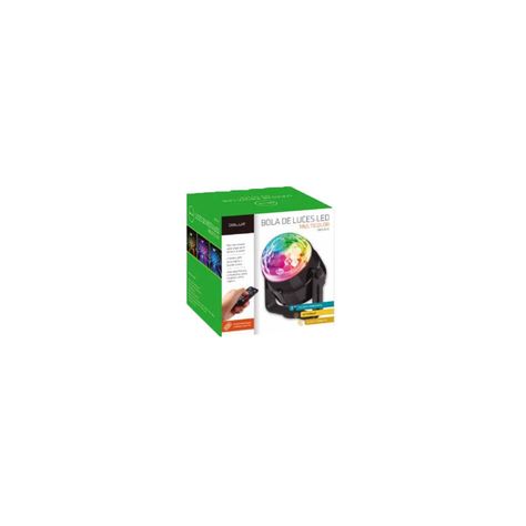 Luz Bola Led Giratoria Fiesta Multicolor Con Control - Ps-2