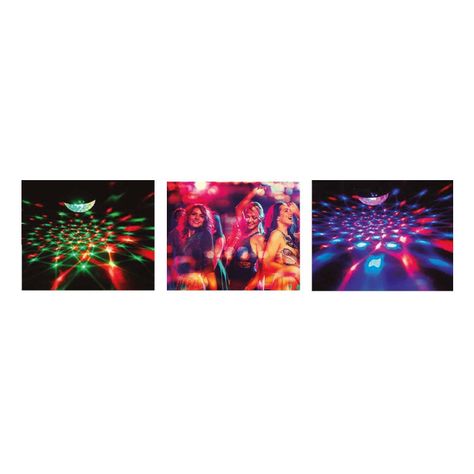 Luz Bola Led Giratoria Fiesta Multicolor Con Control - Ps-1
