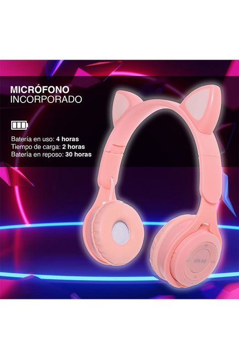 Audífonos Headphones Y08M Rosado-3