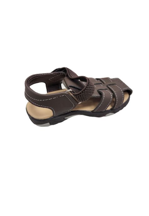 Sandalia Niño Marrón Velcro-1