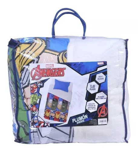 Plumon Sherpa Vengadores Avengers 180X220-3