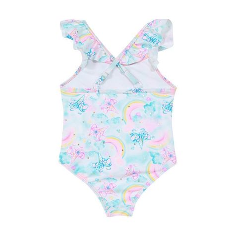 Traje de Baño Bebé UV+30 Vuelos Folia Blanco-1