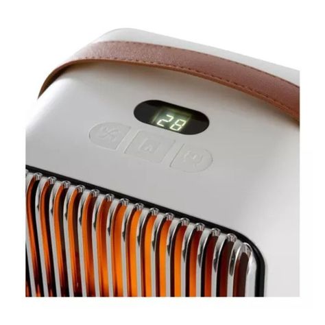Calefactor Calentador Ventilador Calefacción De Cerámica Blanco-1