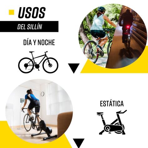 Asiento Sillin Bicicleta Antiprostático Flyrock +Luz Trasera-4