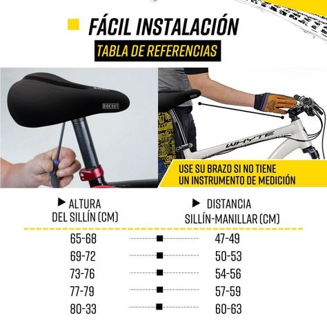 Asiento Sillin Bicicleta Antiprostático Flyrock +Luz Trasera-6