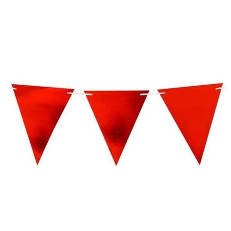 Guirnaldas - Rojo Metalizado 10pcs - 3 Metros-1