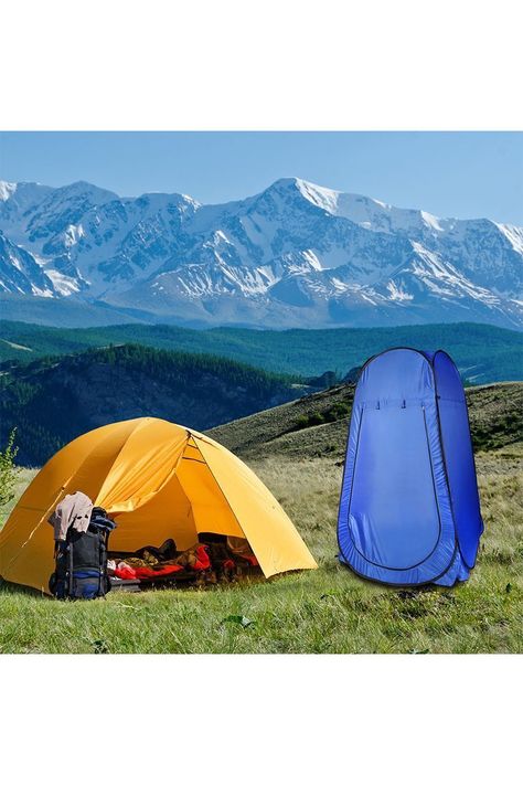 Vestidor de Camping Azul-5
