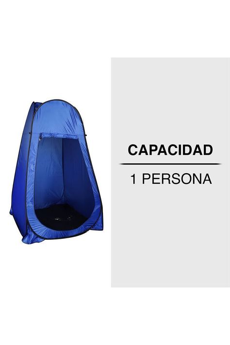 Vestidor de Camping Azul-4