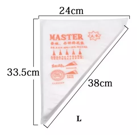 Pack X300 Mangas Pasteleras Desechables Manga Desechable L -1