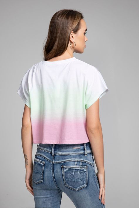 Polera Gráfica Dip Dye Juvenil-2