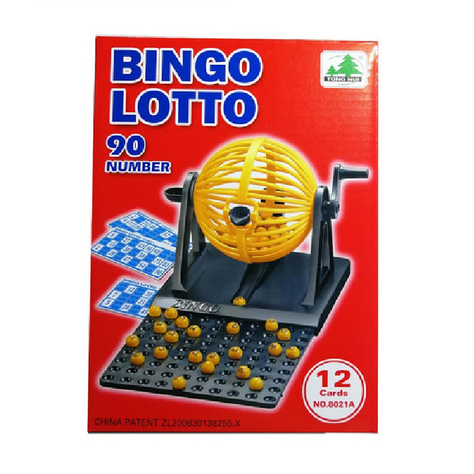 Bingo Lotto Tombola 12 Cartones 90 Numeros Bingo Familiar-1