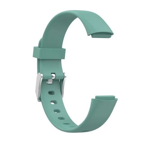 Correa Silicona Compatible Fitbit Luxe 15,4mm Verde Militar-1