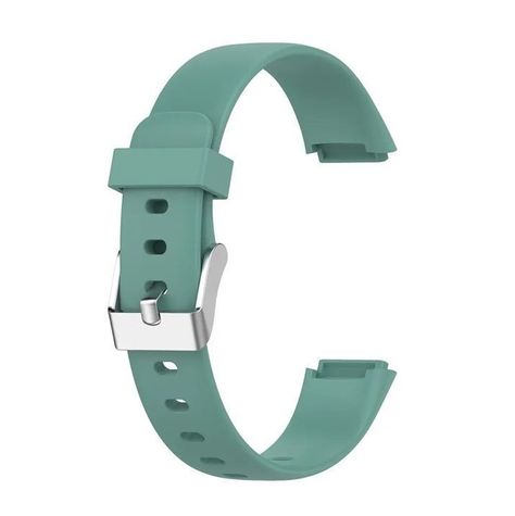 Correa Silicona Compatible Fitbit Luxe 15,4mm Verde Militar-0
