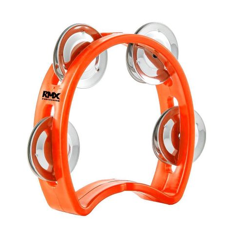 PANDERO 4" PLASTICO NARANJA TW-4-OR RMX-0