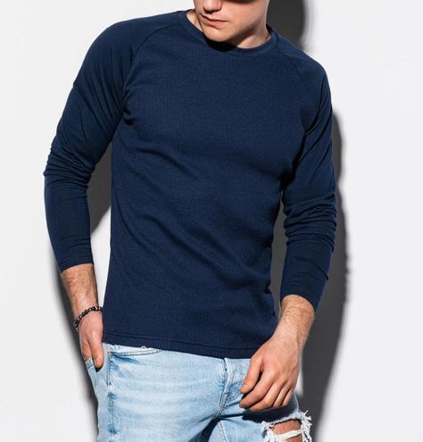Polera Casual Manga Larga-0