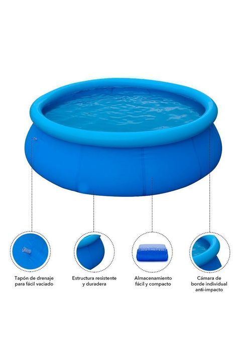 Piscina Inflable Self Formed 2.074 L 240 x 63 cm-3