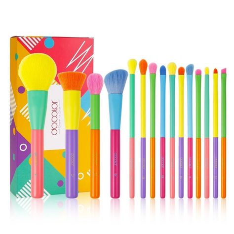Set 15 Brochas Maquillaje Profesionales Multicolor Docolor-0