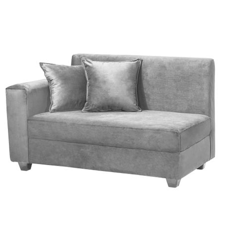 Modular Maite Felpa Gris-3