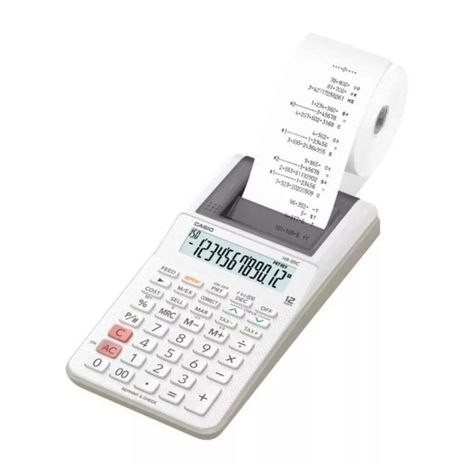 Calculadora De Impresion 10 Funciones Negro-0