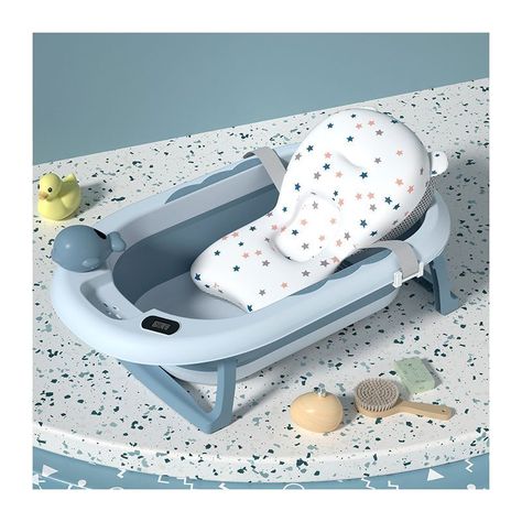 BAÑERA VOAYGE VG-008 CON COJIN Y TERMOMETRO BLUE-4