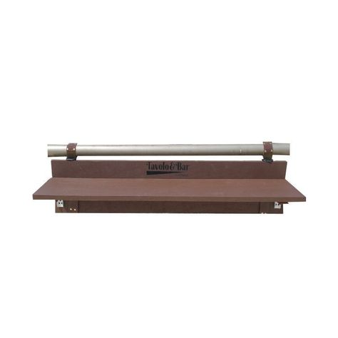 MESA PLEGABLE 100X34CM COLOR NOGAL-0