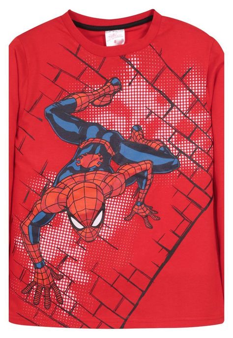 Pijama Niño Spiderman Trepando Negro Marvel-2