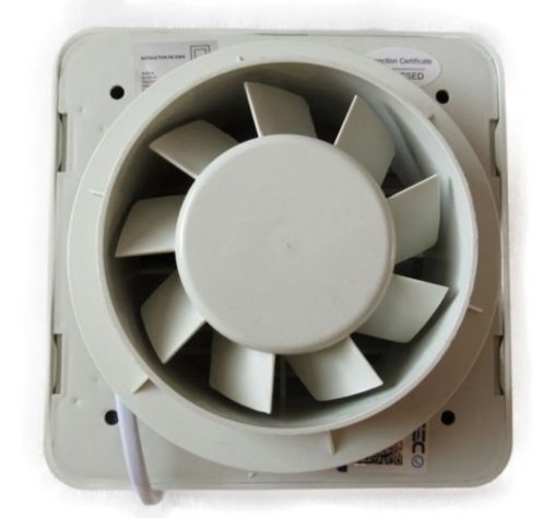 Extractor de Aire 8″ Cuadrado Certificado para Baño-3