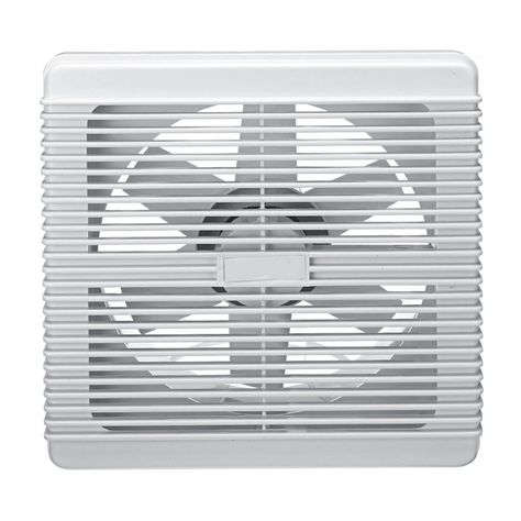 Extractor de Aire 8″ Cuadrado Certificado para Baño-1