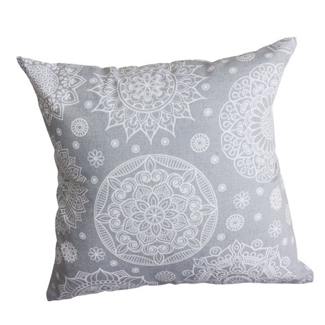 Set 2 cojines Lona Española Jalebi 50x50 cm Gris-1