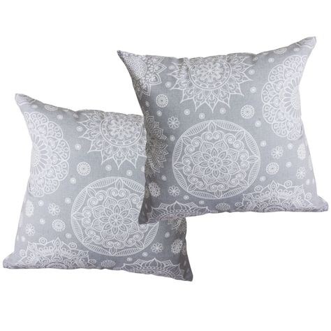 Set 2 cojines Lona Española Jalebi 50x50 cm Gris-0