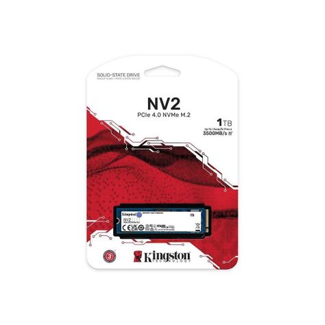 Unidad de Estado Sólido Kingston NV2, 1TB NVMe, PCIe 4.0, Lectura 3500 MB/s Escritura 2100 MB/s-2