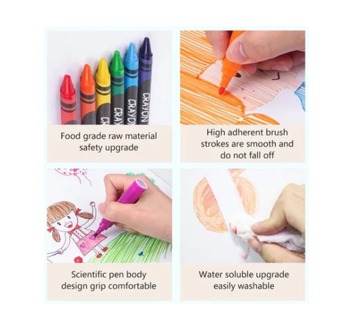 Set De Arte 180 Pcs Lapices Para Colorear Maleta De Madera-2