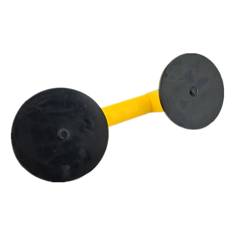 Ventosa Doble Para Vidrio 80 - 70 Kg Kamasa Km1691-2