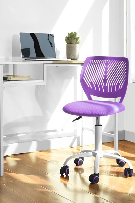 Silla Oficina PP Altura Ajustable Lila-5