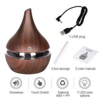 Humidificador Ultrasonico 300ml Aromaterapia Gota -2