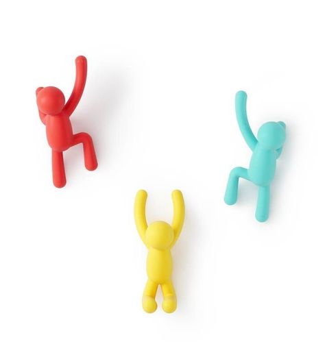 Set 3 Perchas Muro Buddy Multicolor -4