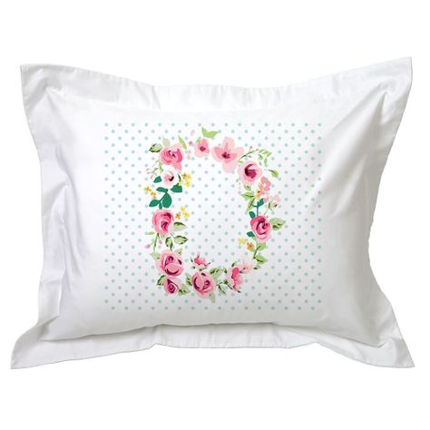 Funda de Almohada, Letras Vintage D-0