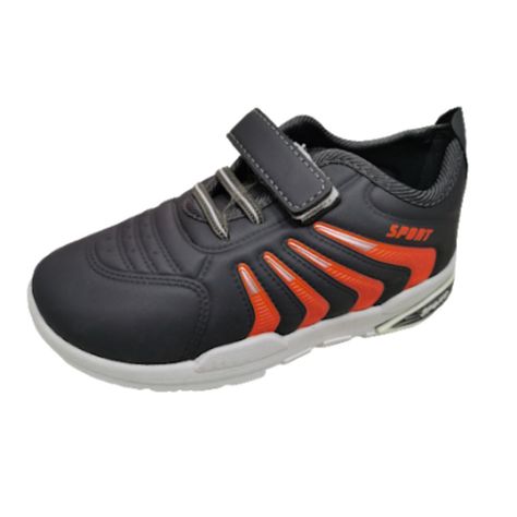Zapatillas Niño Velcro Gris-0